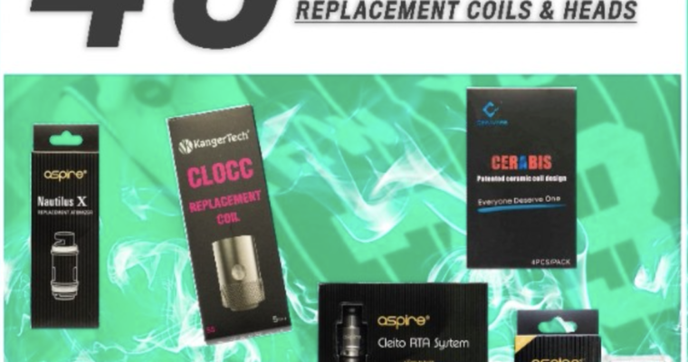 40% off Vape Coils for your Tank